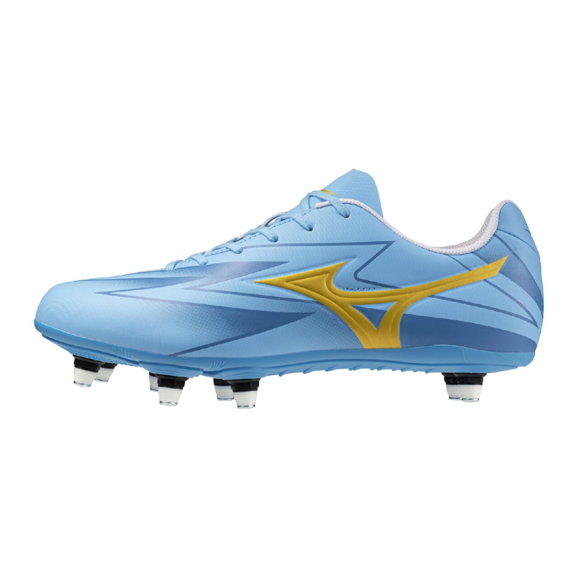 

Mizuno Waitangi Club Rugby Unity Sky Blue and Size 4E Shoes, Gold, 27.5 cm,
