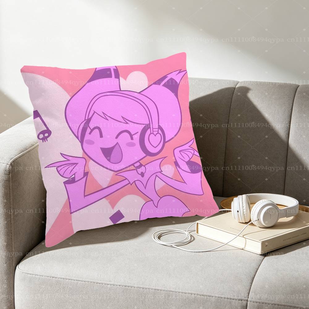 Jinx TTeen Titans Throw Pillow Cover Home Decor Art Decor Pillowcase Cushion Cover for Bed Sofa Living Room Indoor and Outdoor