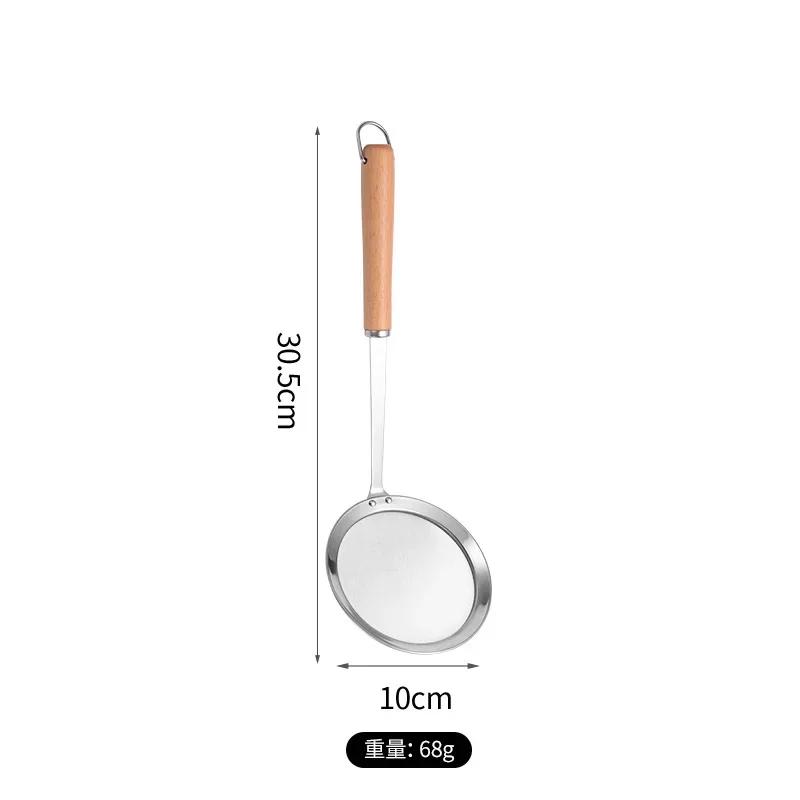 Сетчатый жироулавливающий фильтр из нержавеющей стали 304, ложка-сито для фильтрации масла, ложка-сито для сока