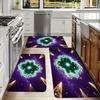 1PC Nebula inspired motif  Kitchen Rug Non-Slip Door Mat Pop design Bathroom Rug Bath Mat Carpet for Home Sink Laundry Decor