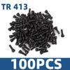 4/8/10/24/50/100PCS TR413 TR414 Tire Valve Stem Rubber Car Motorcycle Wheel Valve Core Replacement Auto Tire Repair Accessories Stem Caps1