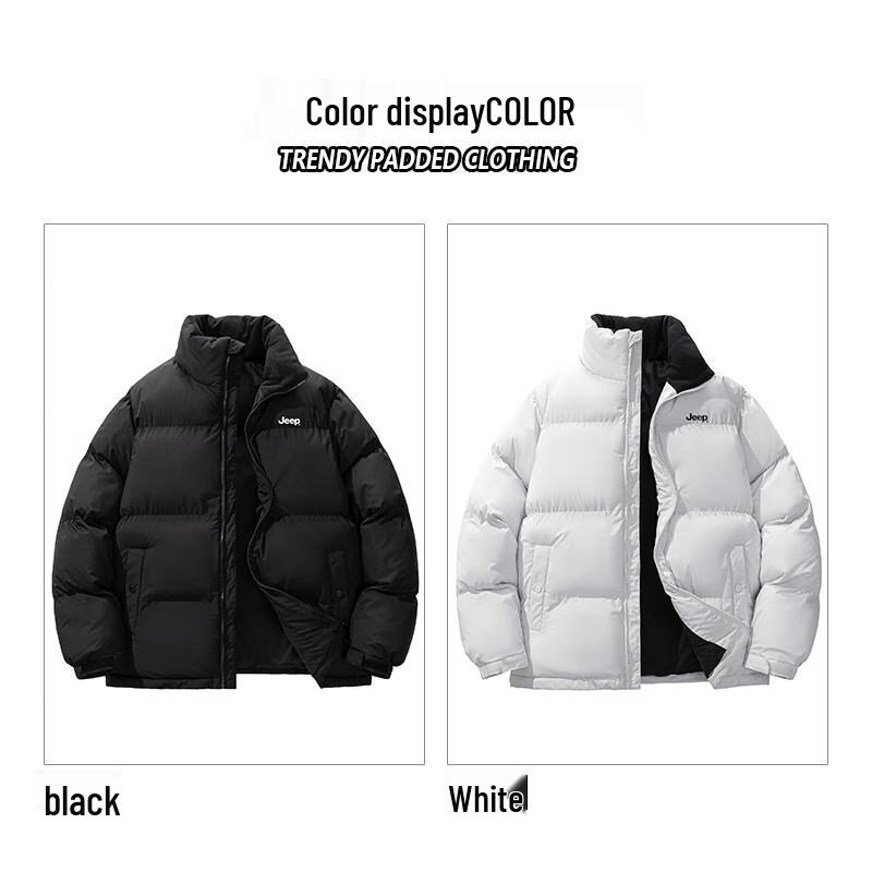 JEEP Men's Winter Fleece-Lined Padded Jacket