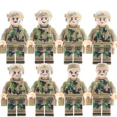 Specia Force Tactical Vest Helmet Soldier MOC SWAT City Mini Figures Army Police Parts Building Bricks Toys