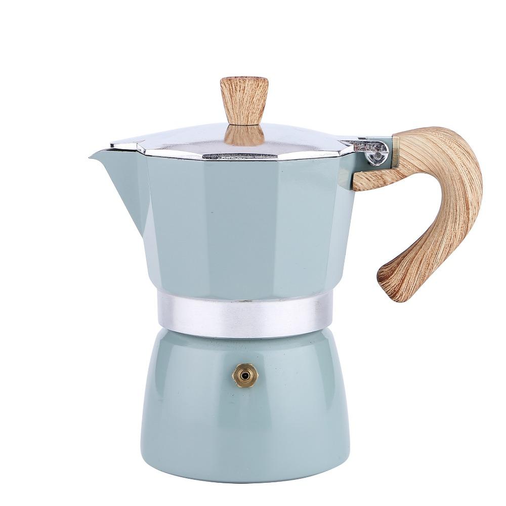 Aluminum Italian Moka Espresso Coffee Maker Percolator Stove Top Pot 150/300ML Kitchen Tools Stovetop Coffee Maker