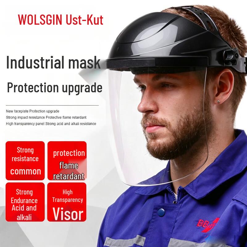 Wusijing Full Face Transparent Protective Face Shield