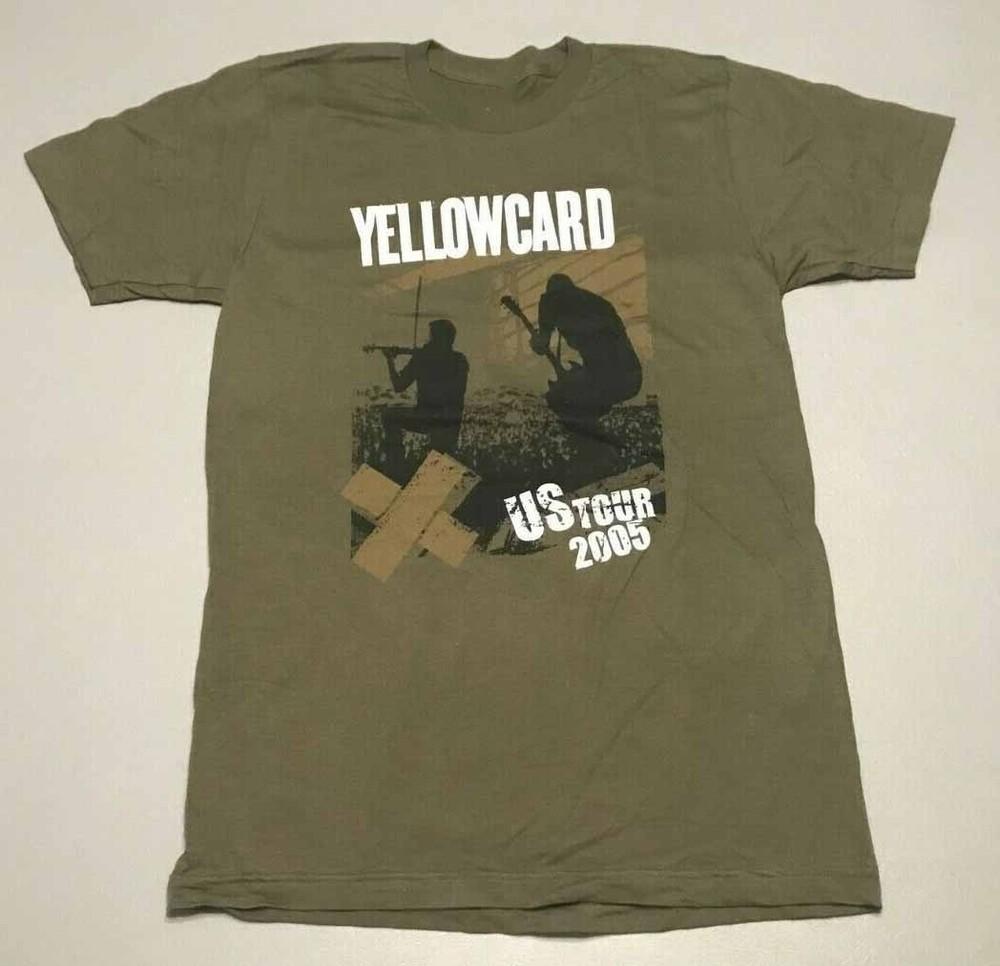 NEW Vintage 2005 YELLOWCARD US Tour Ocean Avenue Alternative Rock T-Shirt Unisex T-Shirt XXL