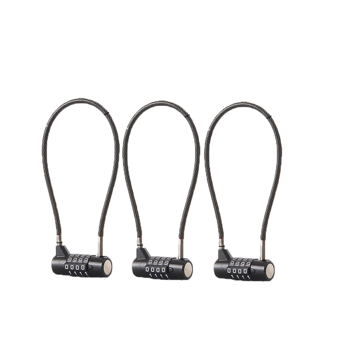 

YAVINCOL Wire Door Wire Dial Small Dial Swing Door Adjustable Dial Warehouse 3-Pack Lock, Lock, Padlock, Padlock, Padlock, Lock, Lock, 4-Digit Lock,