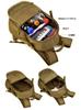 Phoenix Ikki 12L Mini Available In 6 Camouflage Outdoor Cute Dark Brown Camouflage Backpack, Lightweight, Wide-Opening, Durable, Water-Resistant,