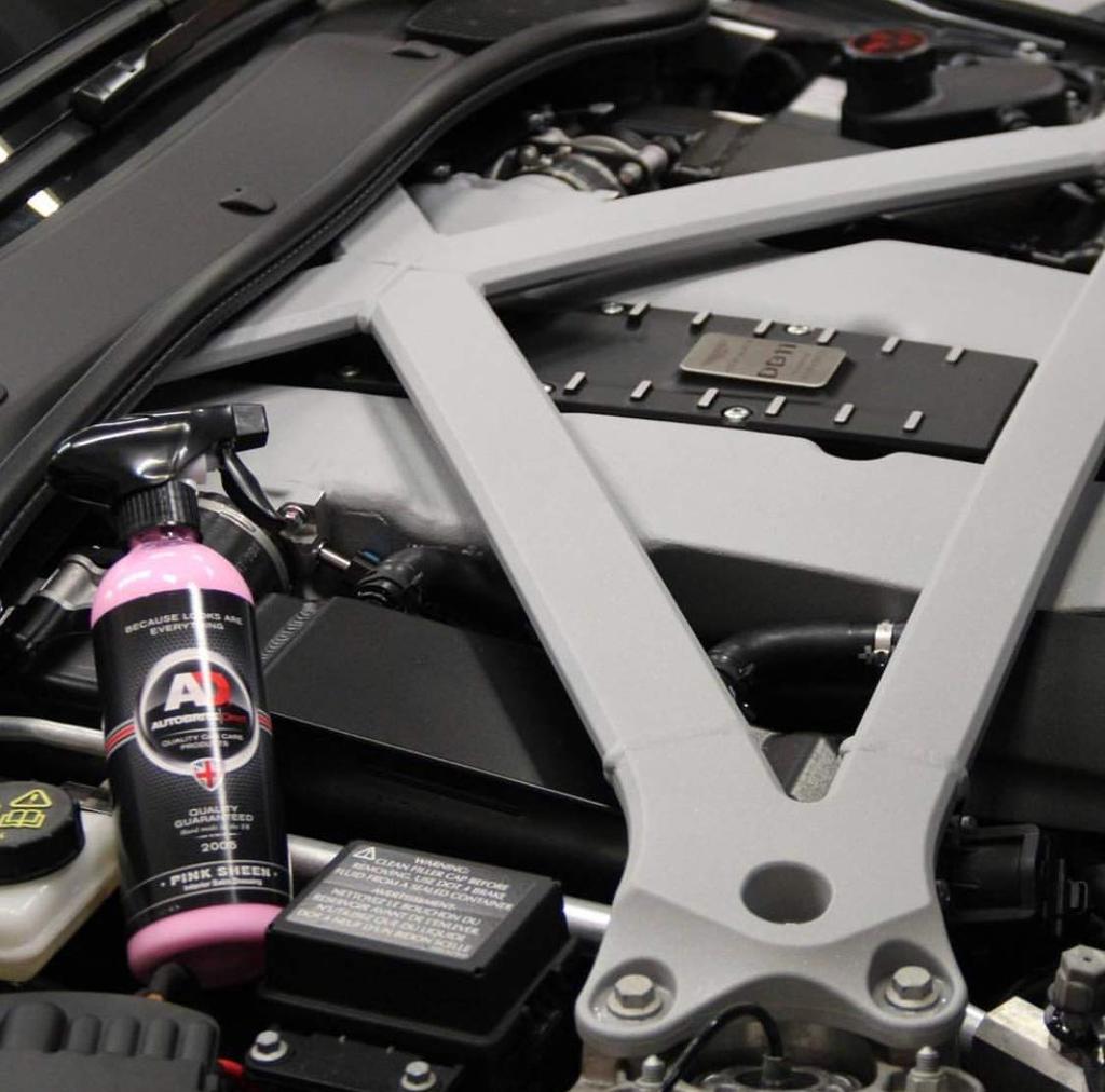 Autobrite Direct Car Interior Interior Polisher with Dustproofing UK-Made "Pink Sheen" Cleaner,