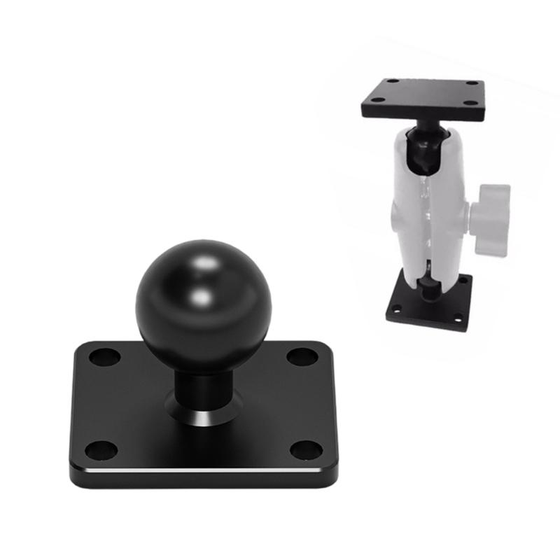 Motorcycle Action Camera Fixing Bracket Mount Base with 25mm Ball Head Adapter Mount Bracket Universal for Action Camera