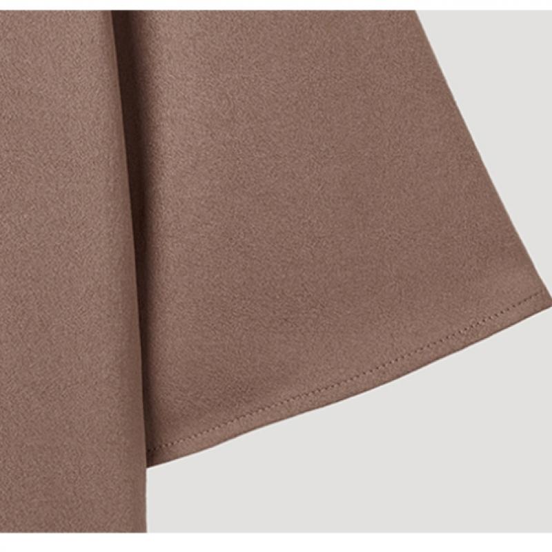 SHESMISS Satin Textured Round Neck Blouse Swwblp22070 Br