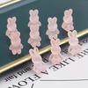 30pcs Frosted Bunny Beads Set, Assorted Colors Straight Hole Rabbit Beads For DIY Jewelry Making Bracelet, Necklace, Keychain, Bag Charm Accessories
