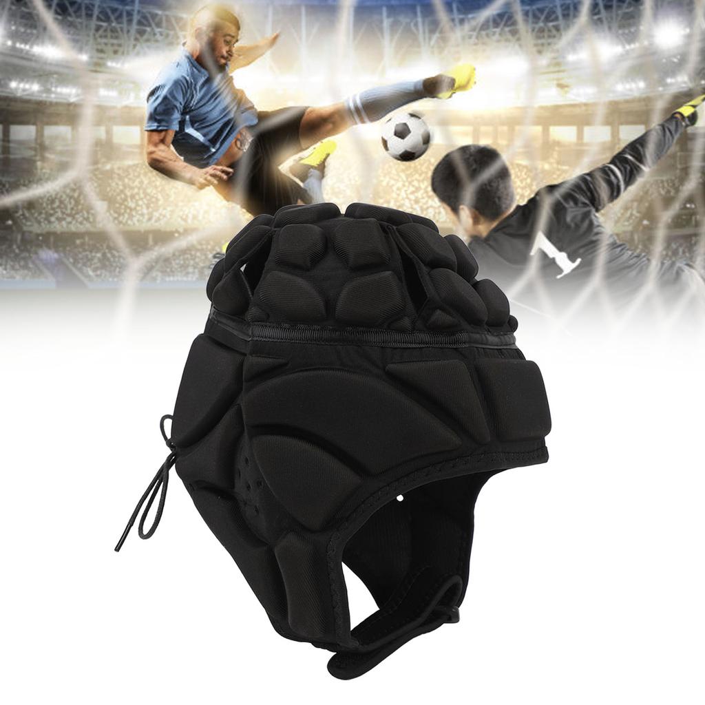 Rugby-Schutzhelm, EVA-Schwamm-gepolsterter Kopfschutz, atmungsaktiver Fußball-gepolsterter Helm für Skati