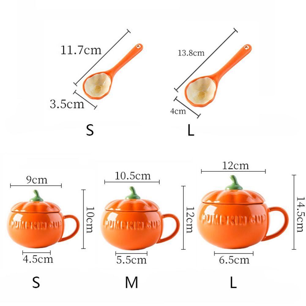 Drinking Household Milk Cup Breakfast Water Cup Pumpkin Cup Halloween Decoration Oatmeal Mug