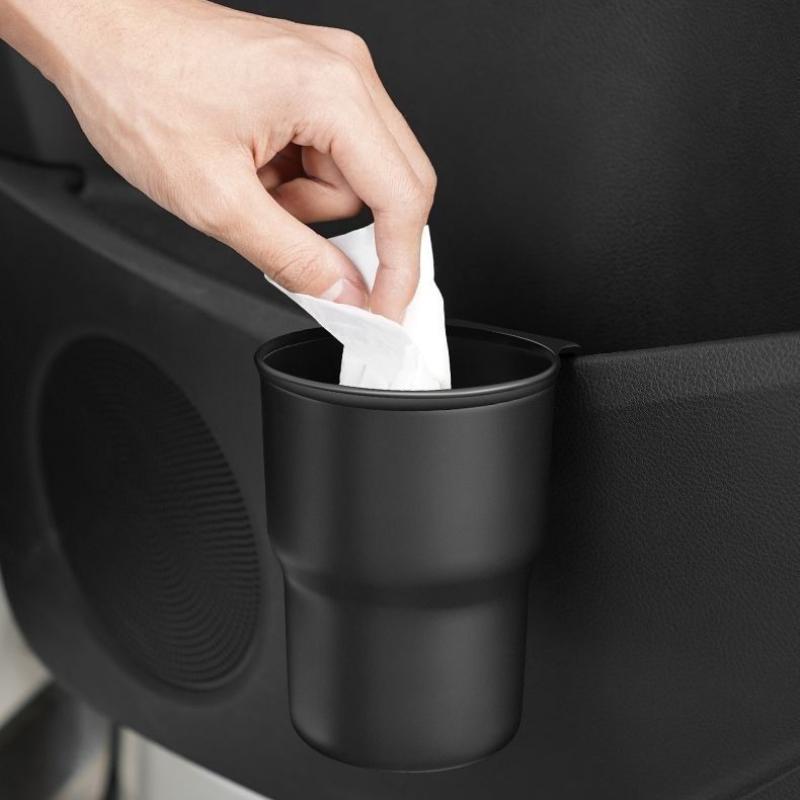 Car Water Cup Holder Mobile Phone Beverage Holder Trash Can Multifunctional Storage Box Auto Interior Accessories