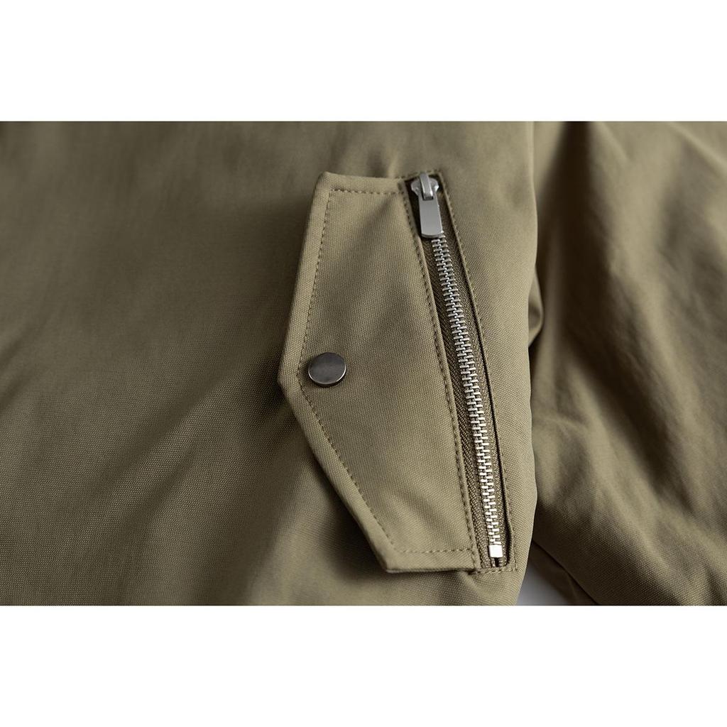 American Retro Cotton Men's Winter Jacket - Double Layer Lapel Workwear Style (MY95415)