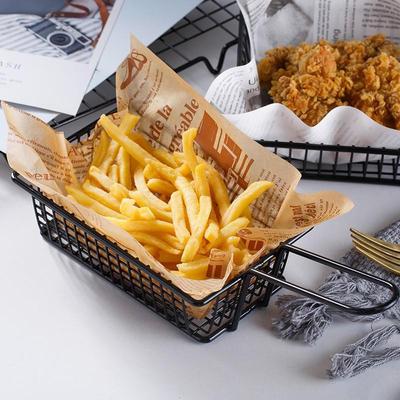 Kreativer Snackkorb: Halter für Pommes Frites, Chicken Wings, gebratenes Hähnchen, Brot und Snacks