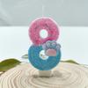 Blue and Pink Cat Claw Number Candle Birthday Candle Girls Cake Decoration Creative Beautiful Design