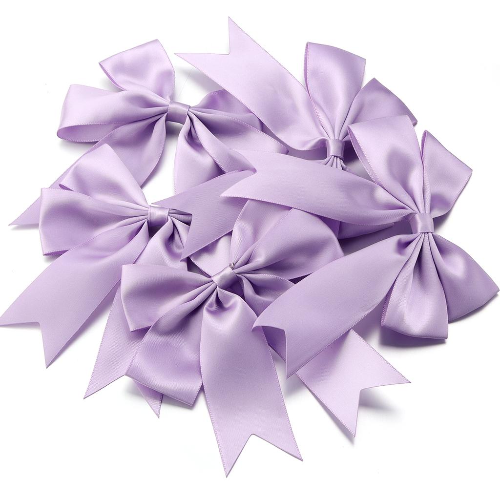 4pcs 12x13cm Large Size Satin Ribbon Bows Mutilcolor Ribbon Bow Flower DIY Decoration Headwear Hairclips Accessories