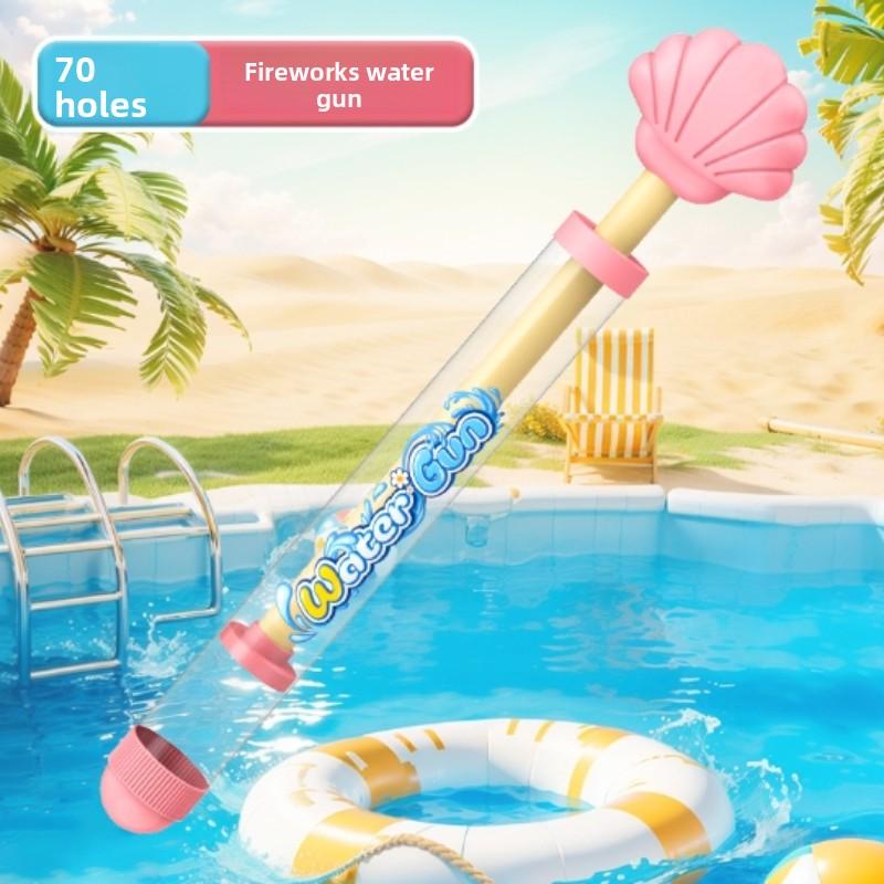2-5PCS Firework Water Gun Pull-Out Sprinkler Romantic Photograph Props Beach Water Fighting Outdoor Water for Summer Beach