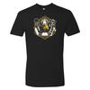 RPG Class Crest Cleric - Tabletop Games D20 Premium Cotton T Shirt - Black