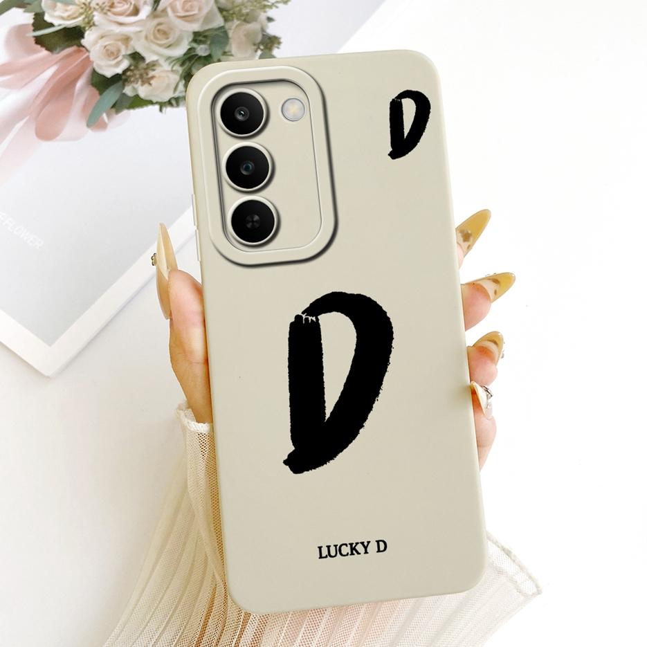 Für Realme P4 Lite 5G Hülle RMX5261 Niedliche Glücksbuchstaben Abdeckung Weiche Silikon Handyhülle Für Realme C83 C 83 RealmeC83 5G Funda Taschen