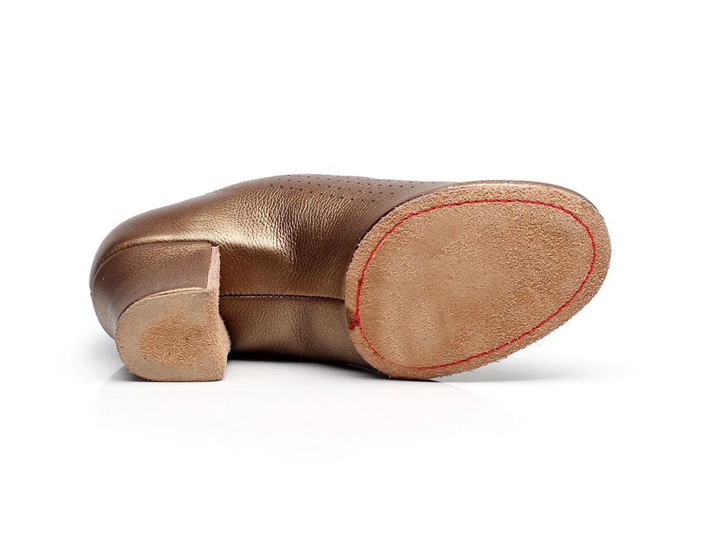 Fashion Latin Dance Soft Cow Leather Shoes Women Modern Shoes Professional Shape Shoes Square Ballroom Sneakers  Ladies