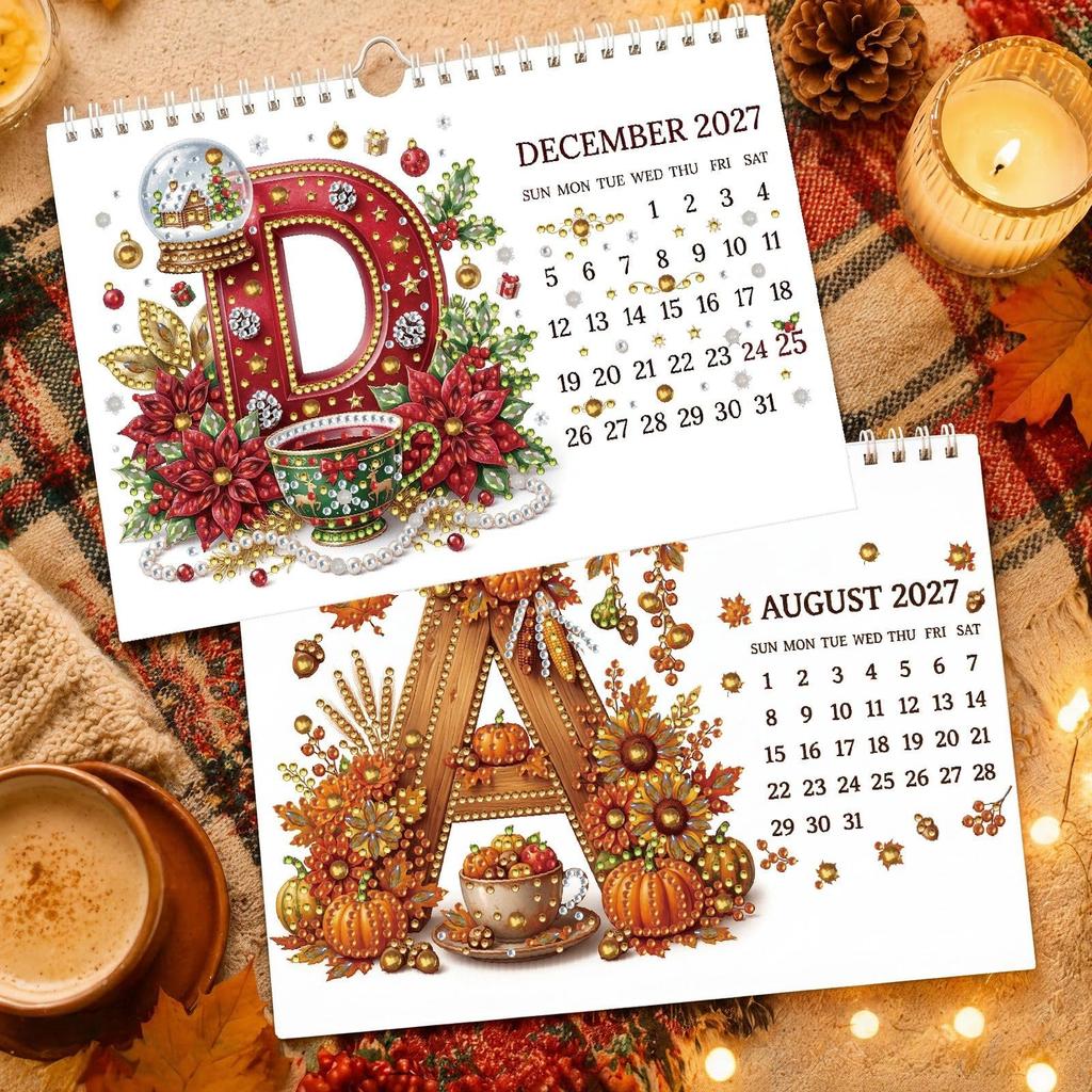 2027 Wandkalender met Nieuwjaarsontwerp 15