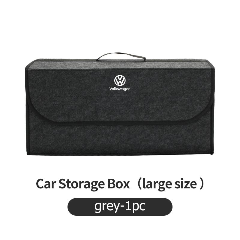 Car Trunk Storage Box Felt Nonwoven Foldable Portable PU29 Organizer For Volkswagen VW Scirocco Jetta Beetle Golf 4 5 6 Passat Polo