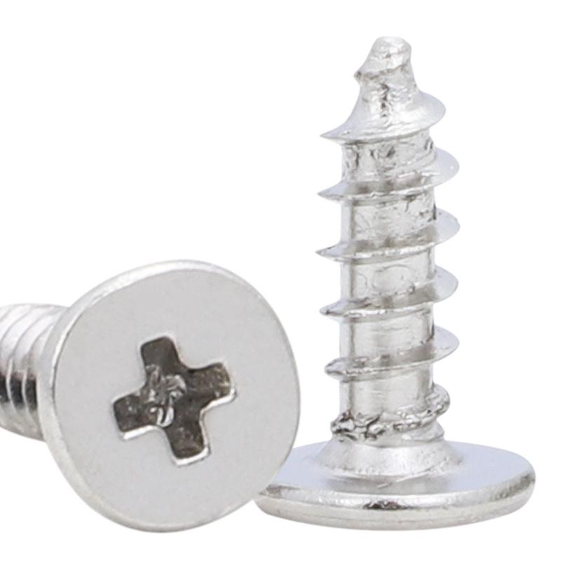 201 Stainless Steel M3 Thin Head Flat Self-Tapping Screw