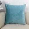 Velvet Soft Decorative Square Pillow Covers Cushion Case for Sofa Bedroom60x60cm