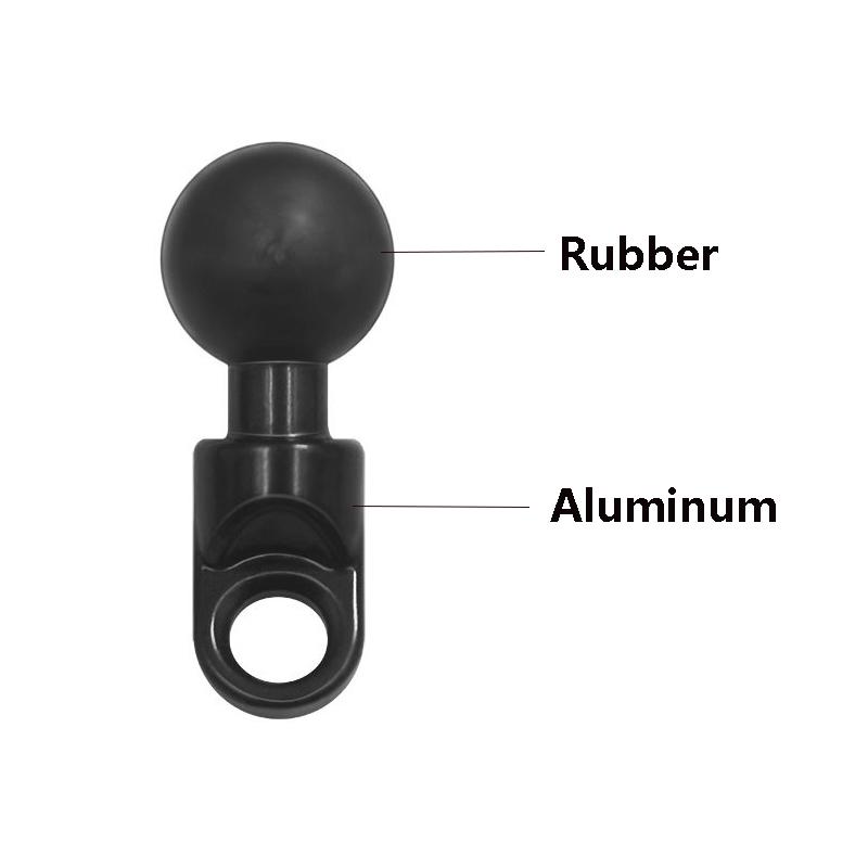 Ram Mount Support Angled Bolt Head Adapter Ball Base with 1" 25mm Ball for Motorcycle Moto Action Camera Accessories