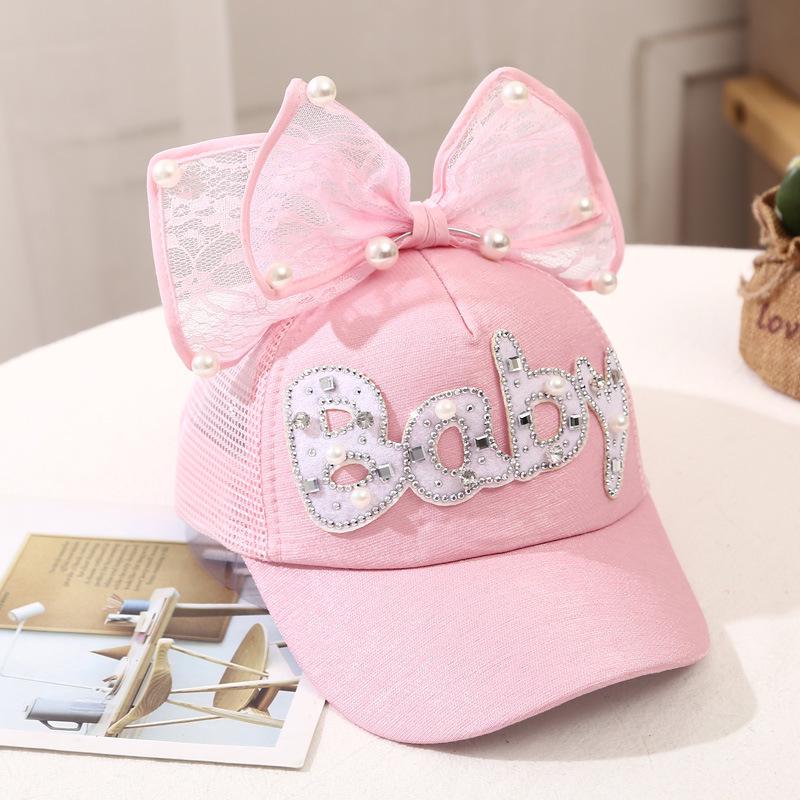 

Kids Breathable Mesh Summer Duckbill Hat with Princess Sun Protection Adjustable 48-54CM (Ages 3-10)