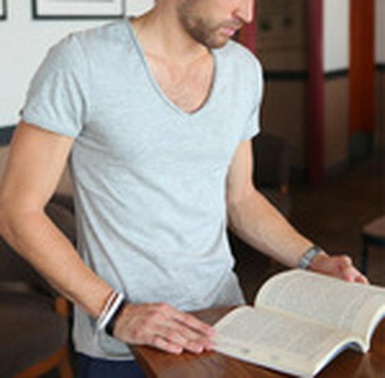 Men's Slim Fit V-Neck Modal T-Shirt - Short Sleeve, Solid Color, Spring/Summer Style