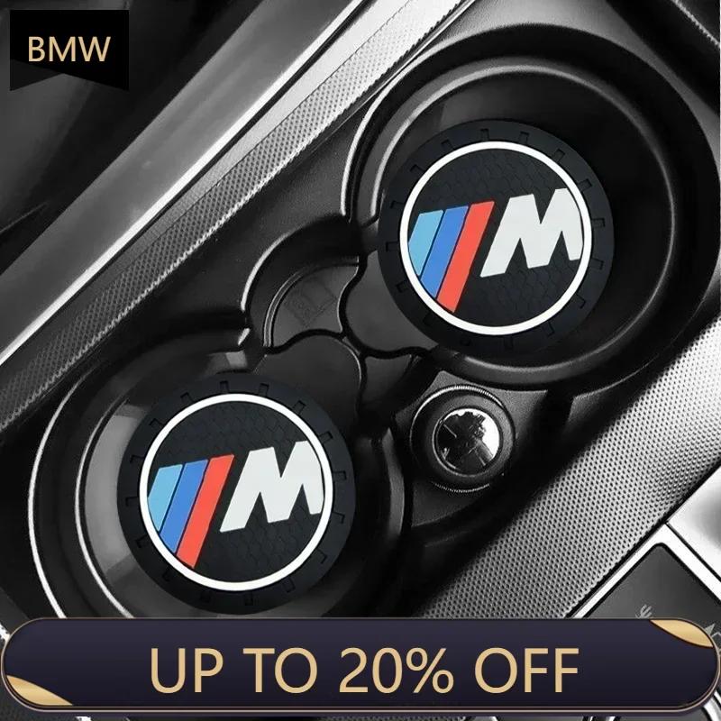 2025 E46 For BMW Car Anti Slip Coaster Anti-noise Water Cup Pad Cushion Car Styling For BMW E46 E39 E90 E60 E36 F30 F10 E34 E30