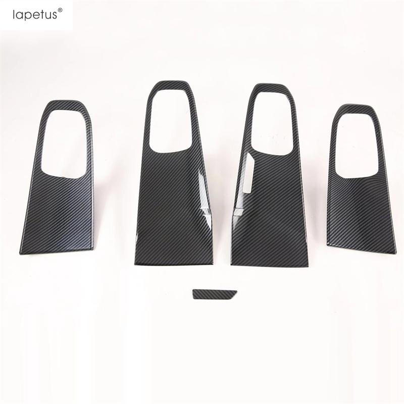 Gear Shift Panel / Head Lamp / Steering Wheel / AC Air Vent Cover Trim Carbon Fiber Accessories For Kia Sorento MQ4  -