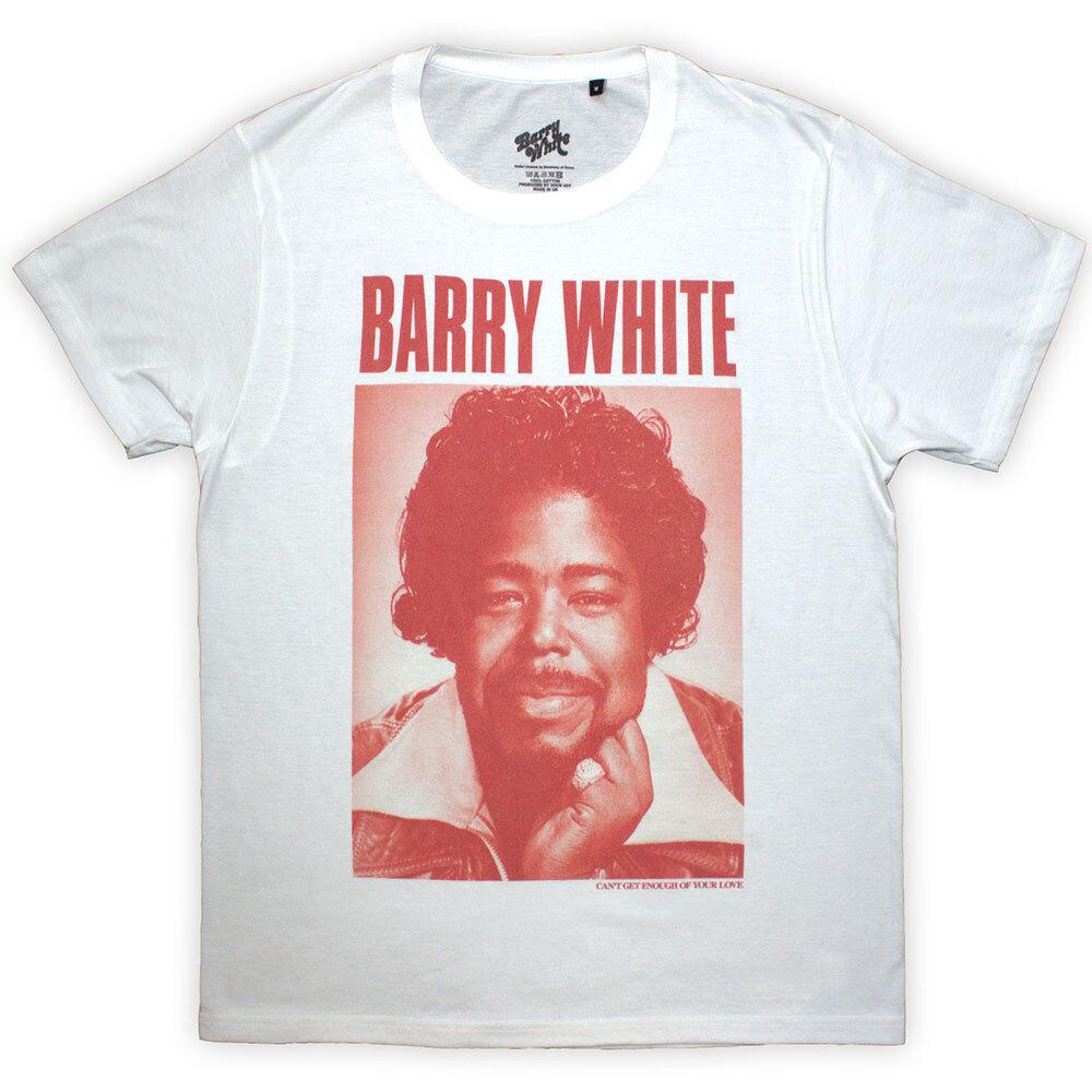 Barry White Box Photo T-Shirt White New Unisex T-Shirt M