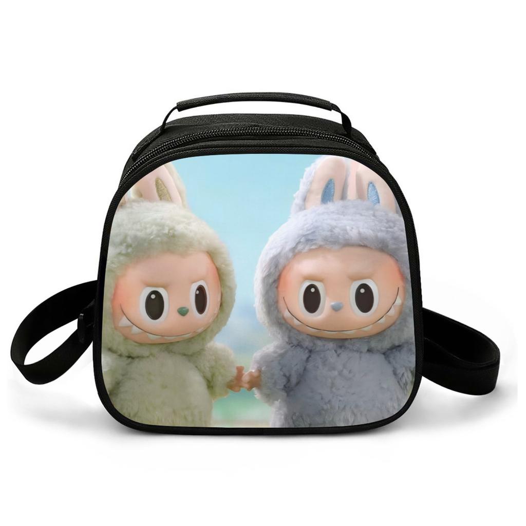 Picnic Bag Primary And Secondary School Students Thermal Insulation Bag Cartoon Animation Handbag Lightweight Wear-Resistant Lunch Box Bag