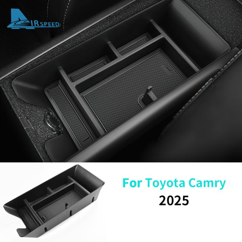 1Pc ABS Car Center Console Armrest Storage Organizer Box Glove ert Tray For Toyota Camry LE/SE/XLE/XSE 2025 2026 Accessories