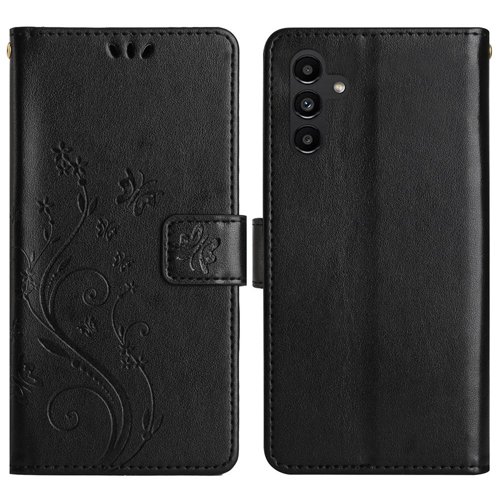 For Samsung Galaxy S25 Case PU Leather Phone Wallet Cover with Strap
