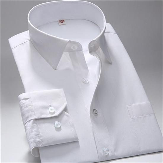 S~7xl Μεγάλα ανδρικά επίσημα πουκάμισα με μακρύ μανίκι κανονική εφαρμογή για επαγγελματικό πάρτι