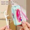 Portable Dental Floss Storage Box Floss Dispenser With 10Pcs Floss Automatic Ejectable Floss Organiser Teeth Cleaning Oral Care