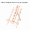 Mini Portable Wooden Art Easel Stand Adjustable Angle Tabletop Painting Easel Display Stand Art Supplies for Children Students Artist Adults