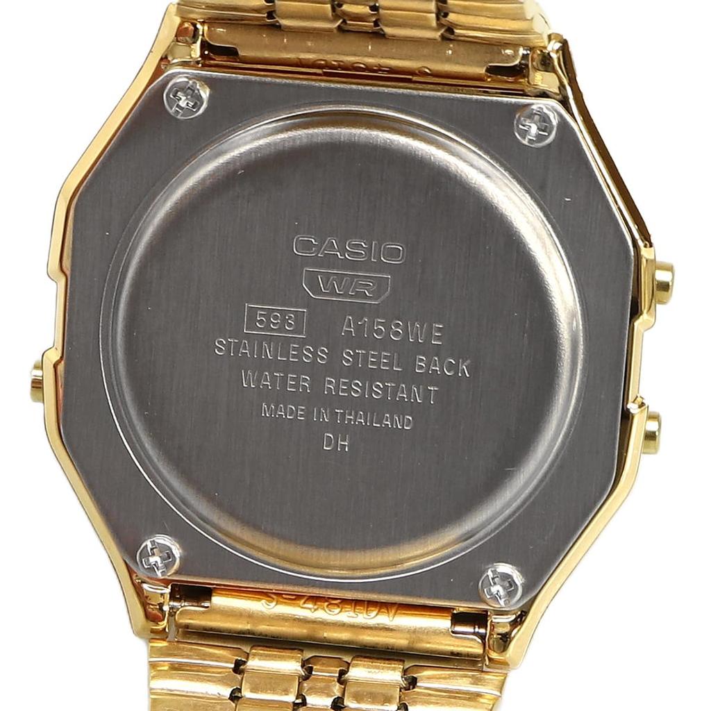 CASIO Digital Watch Vintage Series Gold Overseas Model [Casio] A158WETG-9A Men's, Women's, Kids' [Used]