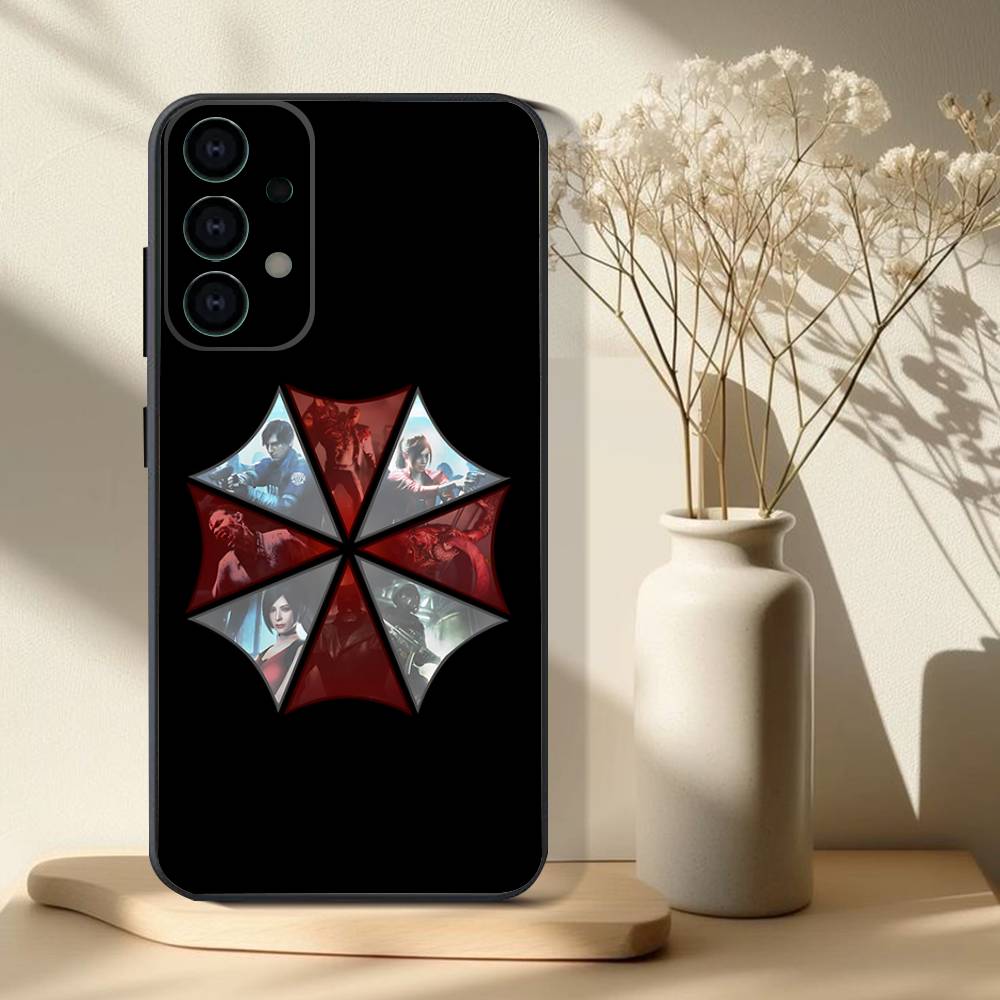 Game Resident Evil Video Phone Case For Samsung S 25,24,23,22,30,21,10,9,Ultra,Plus,Lite,FE,4,5G Black Soft Case