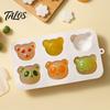 Nonstick Chocolate Making Supplies Baby Popsicle Mold, Bear/Rabbit Shape Easy Release Soft Reusable Cake Decorating Molds Silicone Flexible