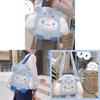 Cinnamoroll Plush Shoulder Bag With Large Capacity For Daily Use Girls