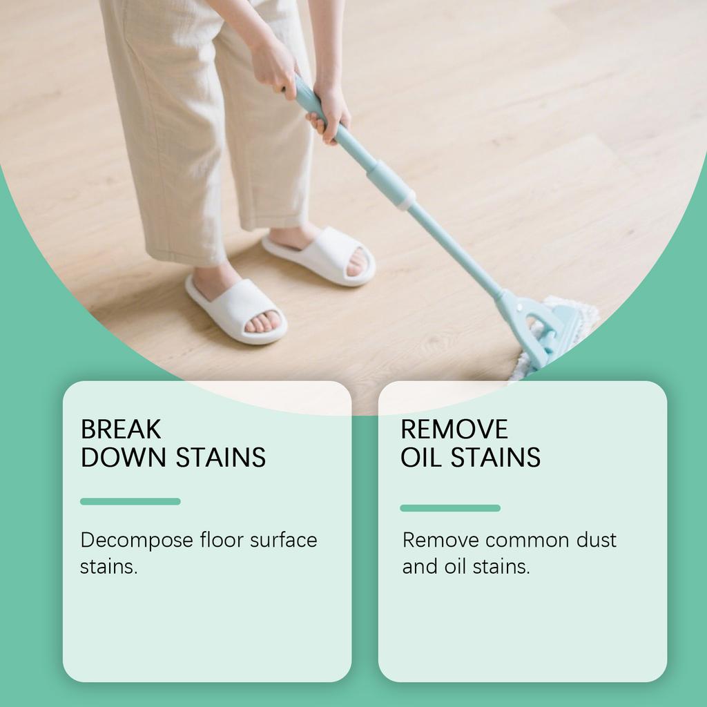Floor Cleaning Liquid,Floor Stain Remover,Household Cleaner Is Applicable To Various Materials Such As Ceramic Tiles And Wooden Floors,237ml