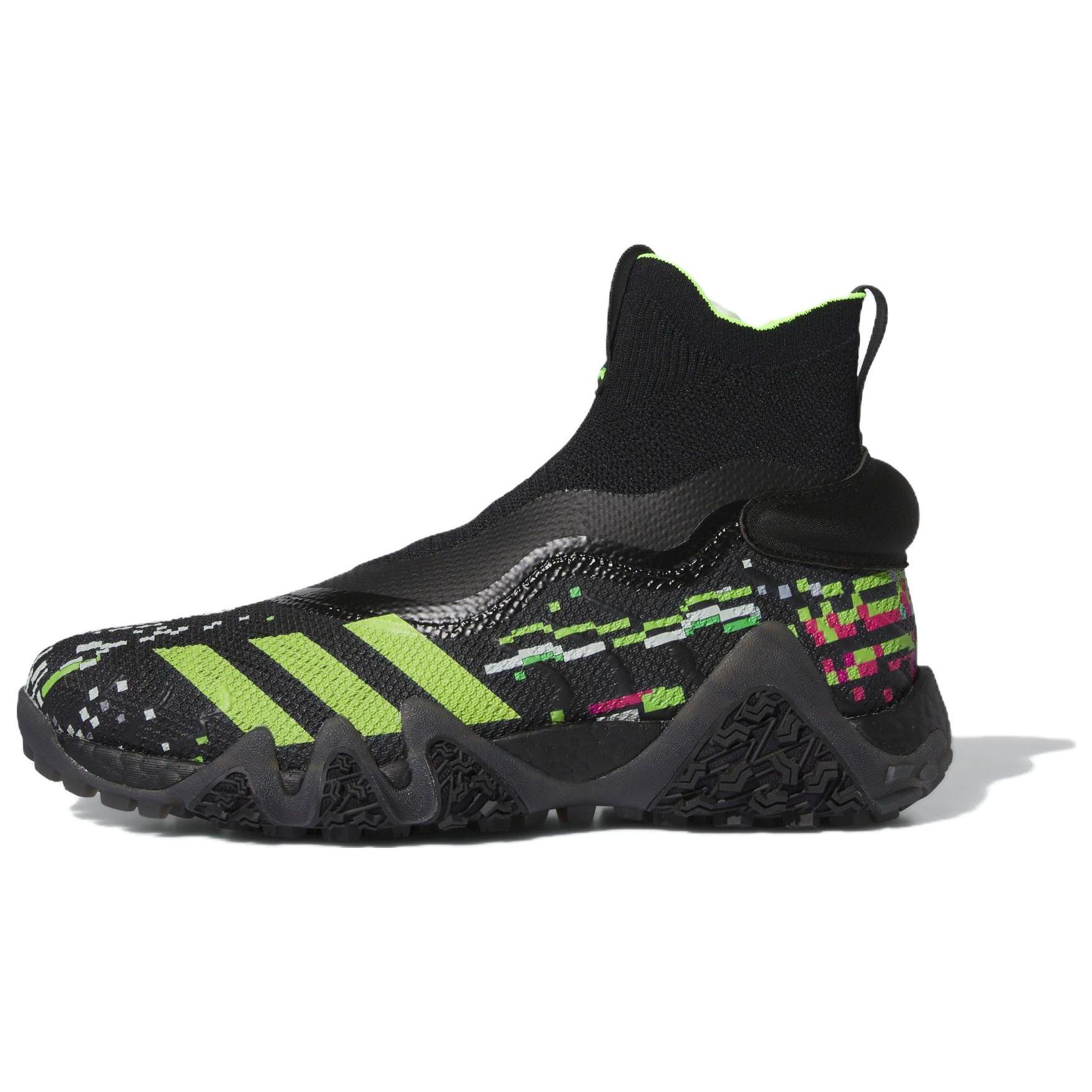 

новые Adidas Codechaos Laceless Primeknit Boost Черный Лимонный 42