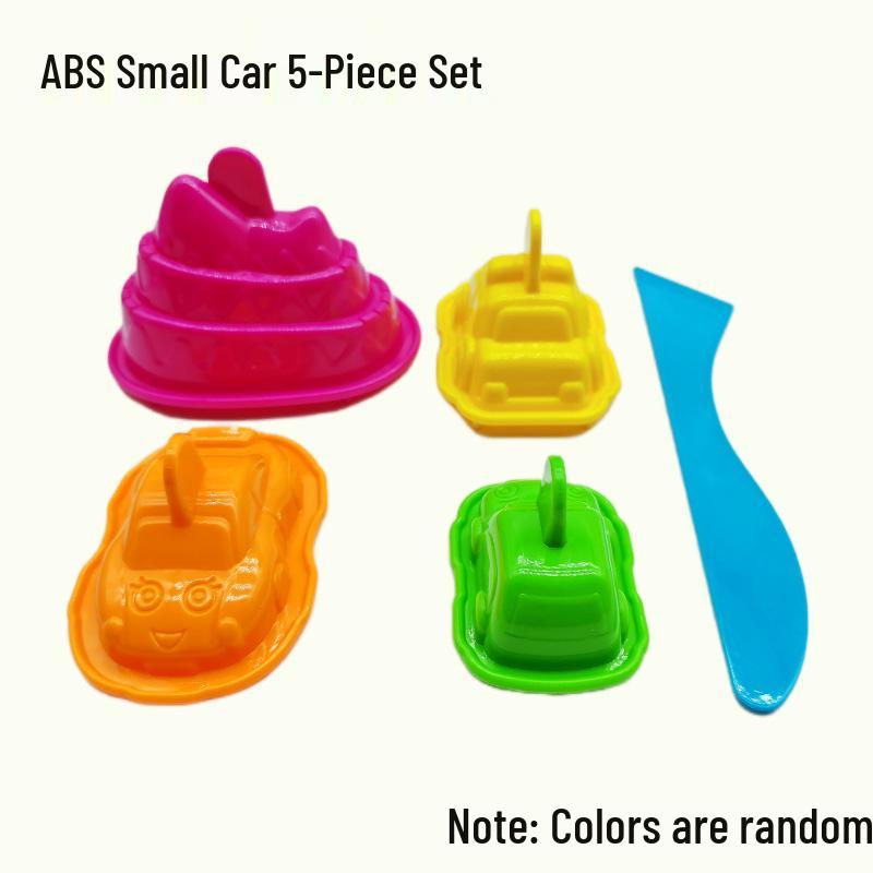 Handmade Colored Playdough Set for Kids with Molds and DIY Tools